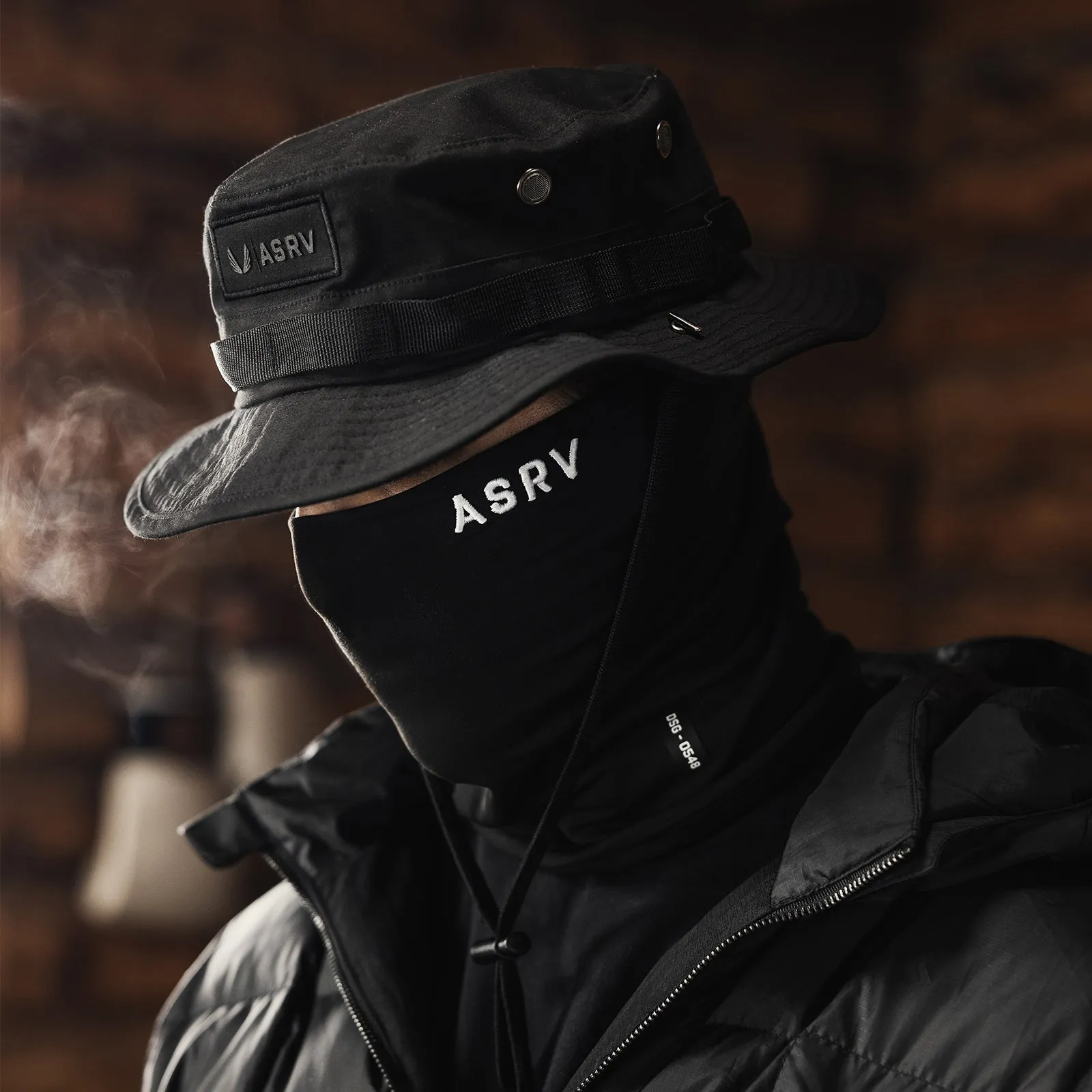0549. Vented Boonie Hat - Black ASRV