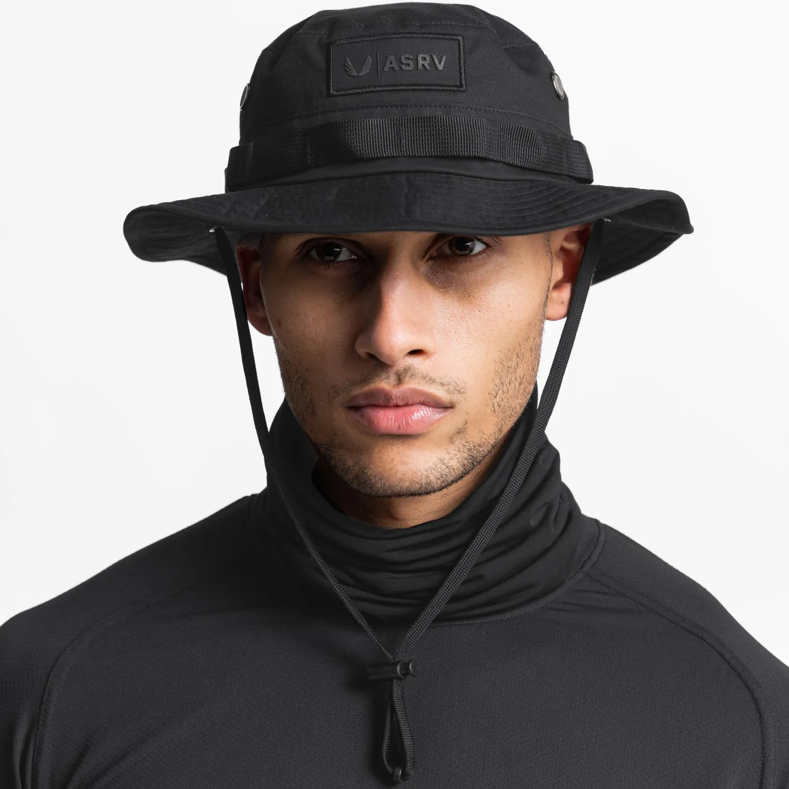 0549. Vented Boonie Hat - Black ASRV