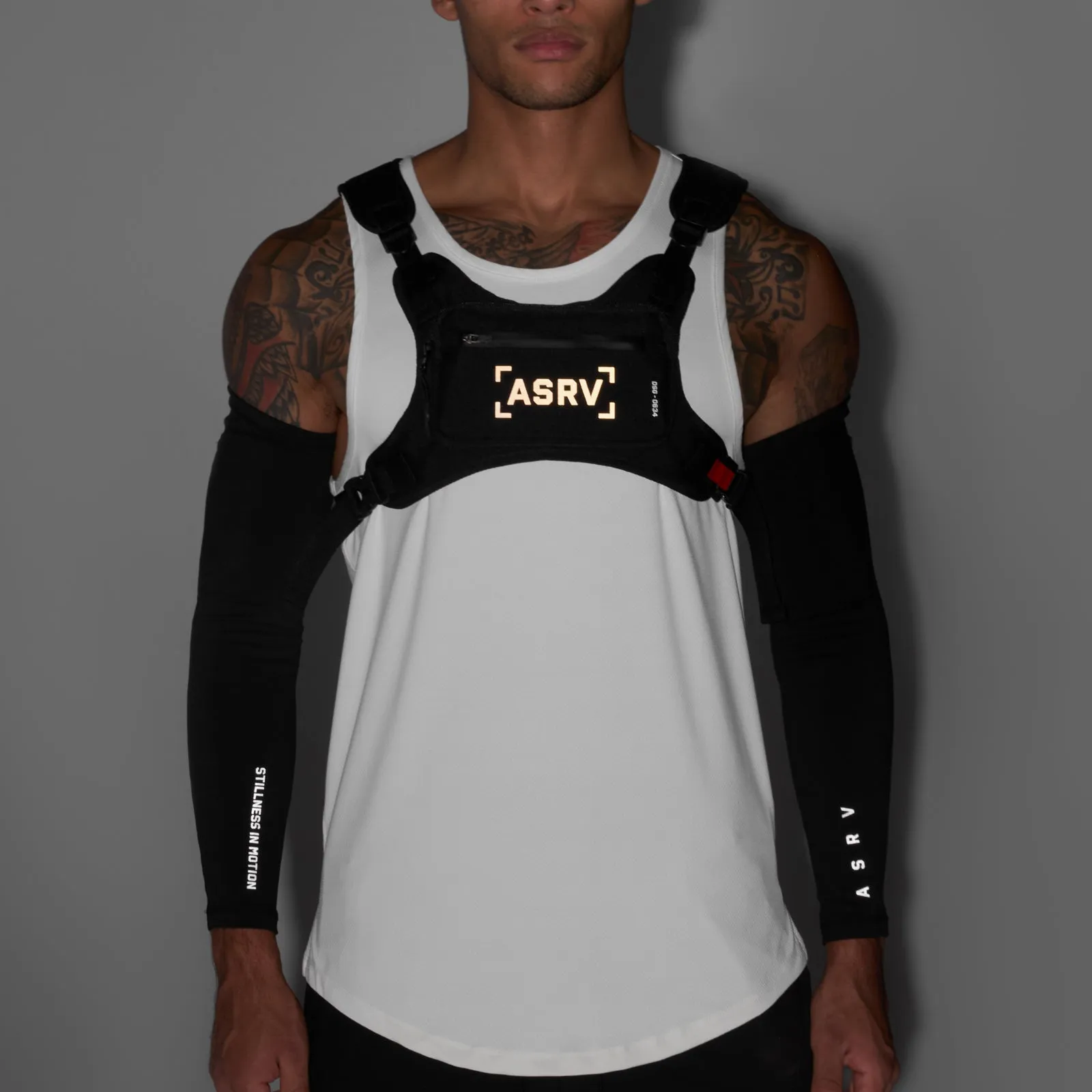 0634. Waterproof Cordura Conditioning Chest Pack - Black ASRV
