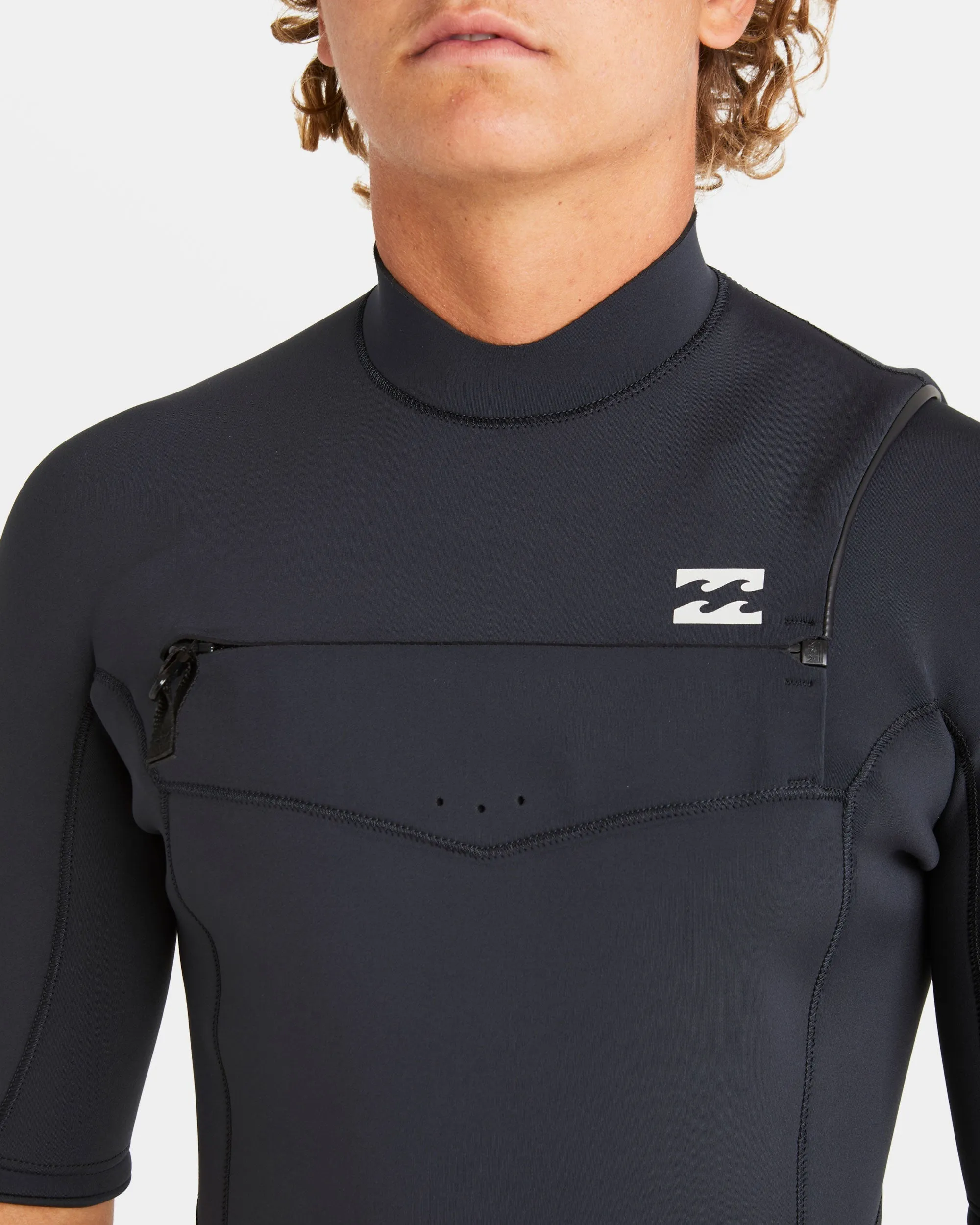 2/2mm Absolute Natural Upcycler GBS Chest Zip Wetsuit - Black Billabong