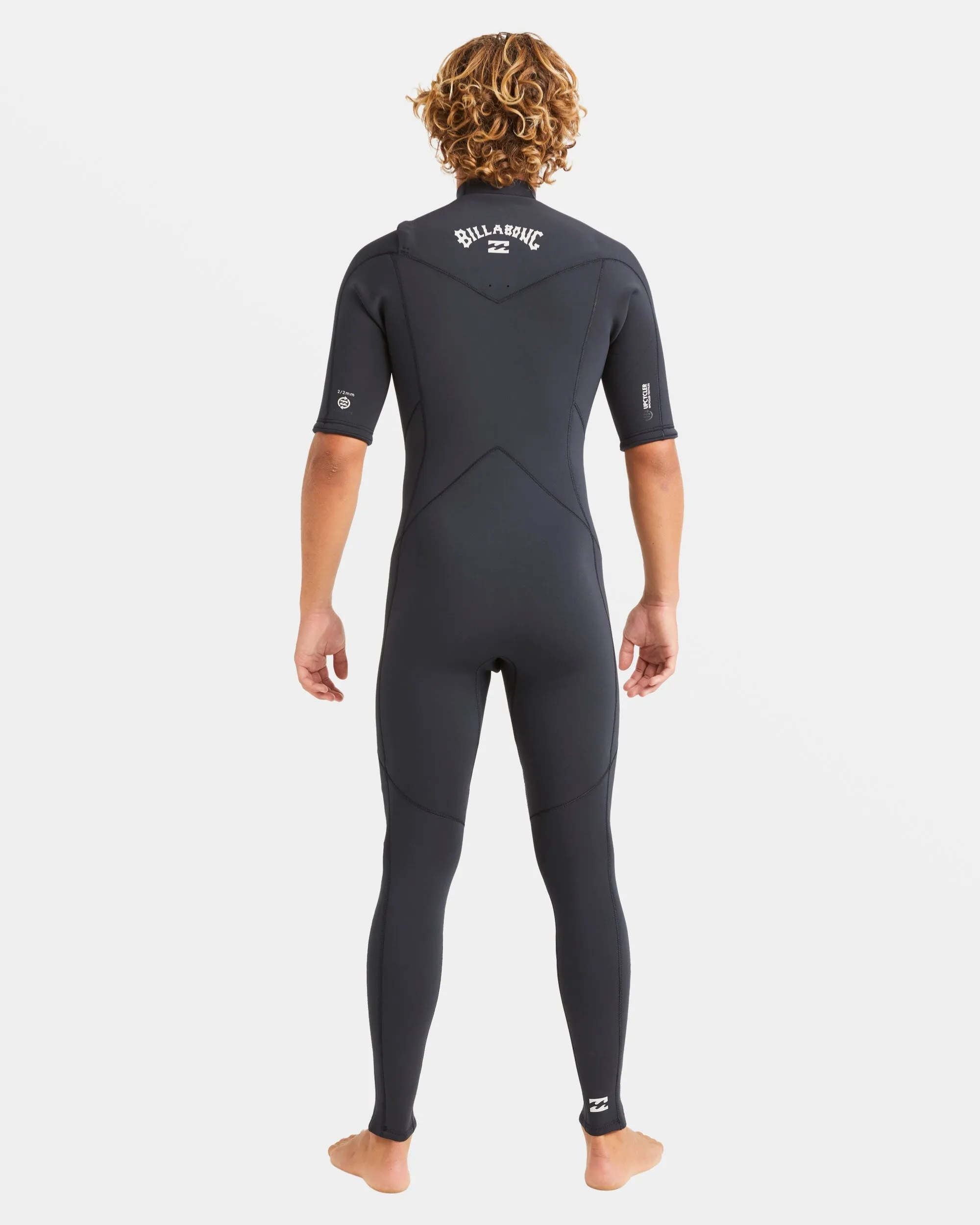 2/2mm Absolute Natural Upcycler GBS Chest Zip Wetsuit - Black Billabong