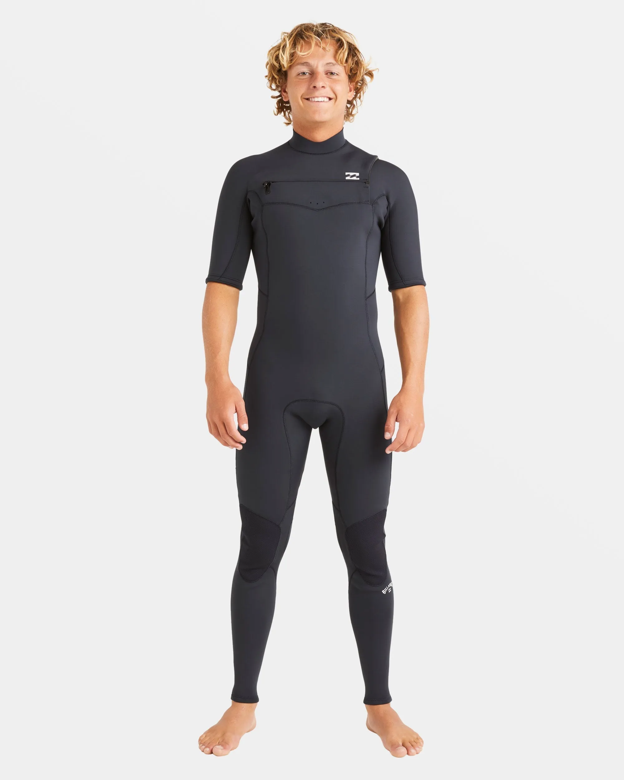 2/2mm Absolute Natural Upcycler GBS Chest Zip Wetsuit - Black Billabong