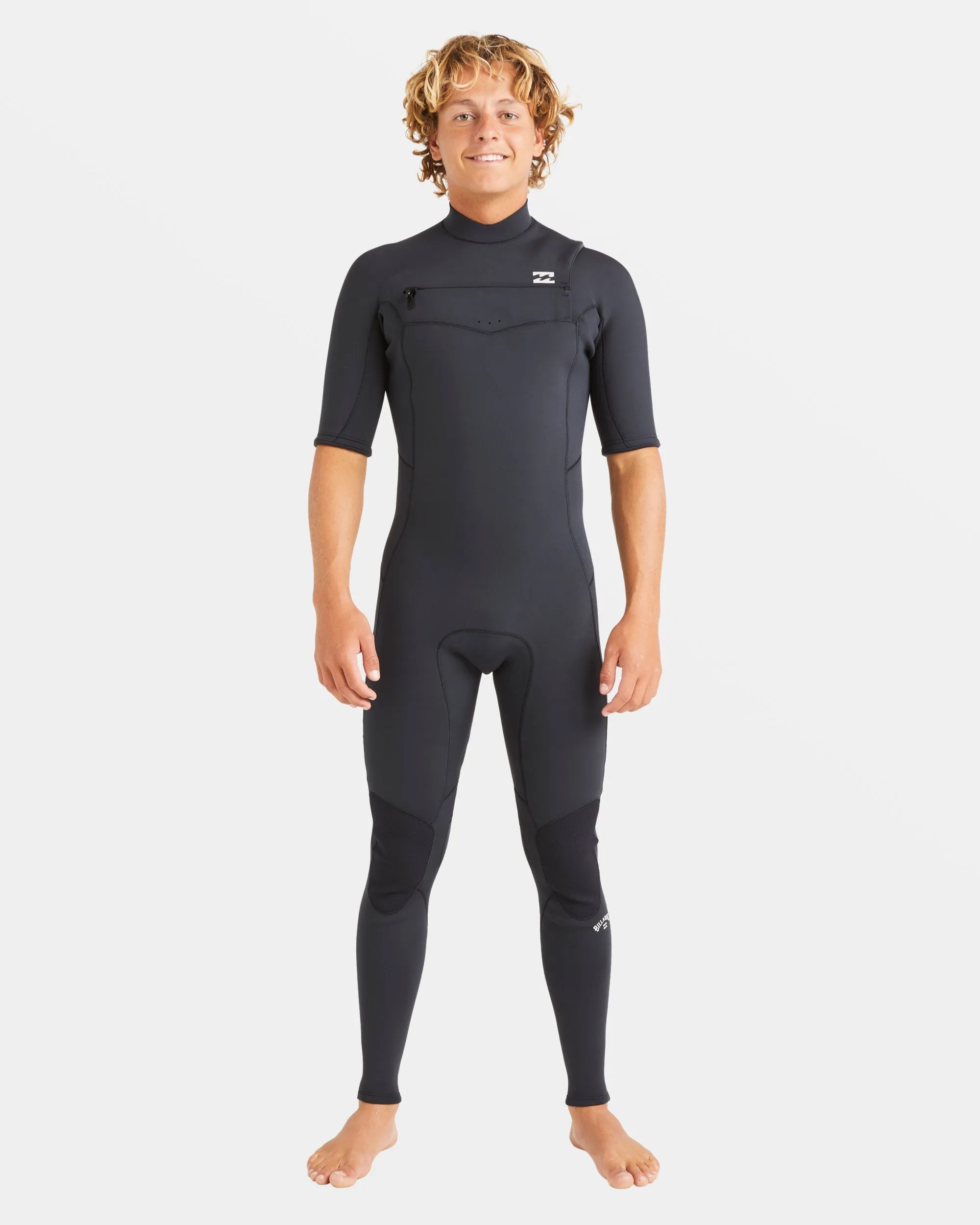 2/2mm Absolute Natural Upcycler GBS Chest Zip Wetsuit - Black Billabong