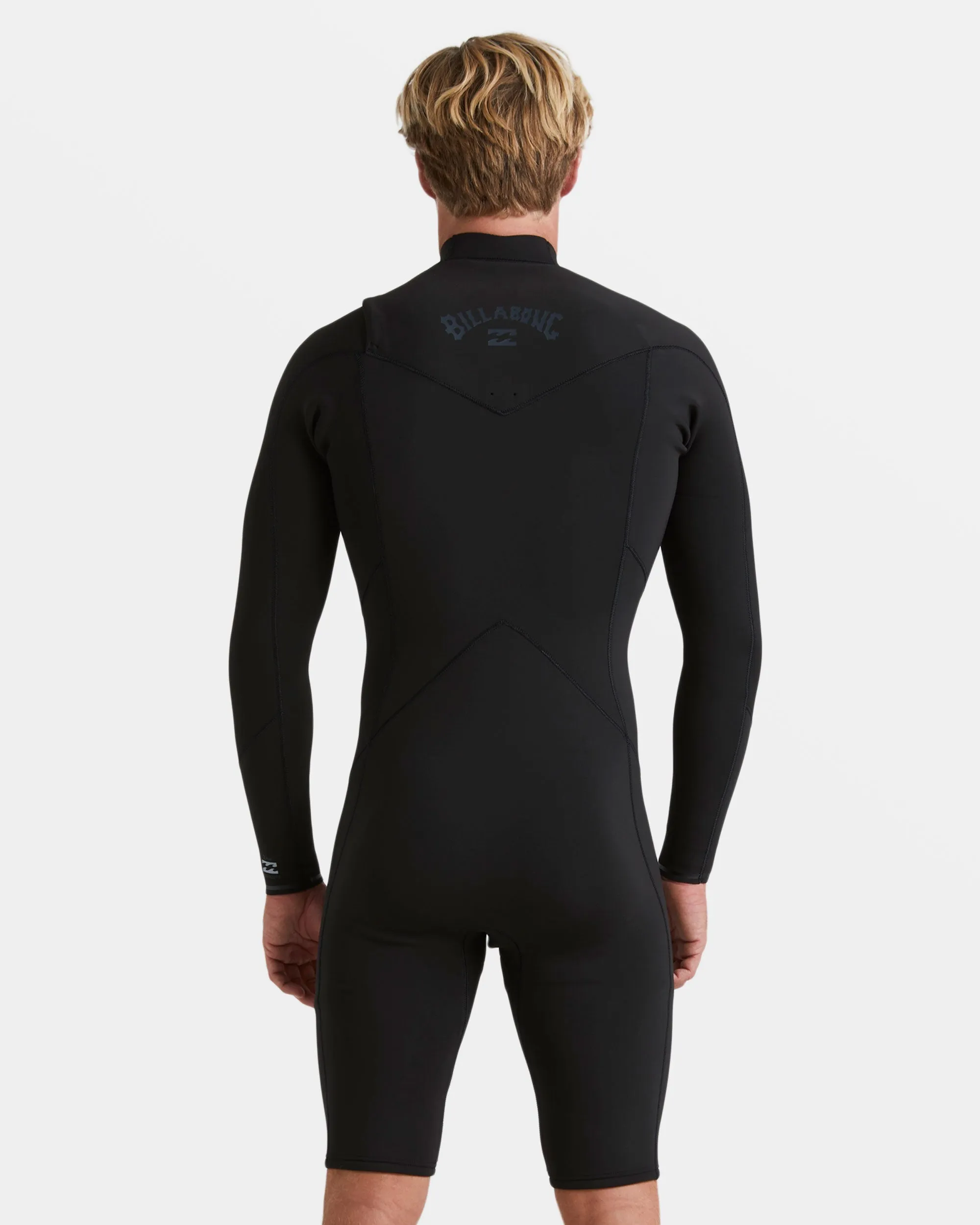 2/2mm Revolution Natural Upcycler GBS Chest Zip Long Sleeve Springsuit - Black Billabong