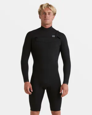 2/2mm Revolution Natural Upcycler GBS Chest Zip Long Sleeve Springsuit - Black Billabong