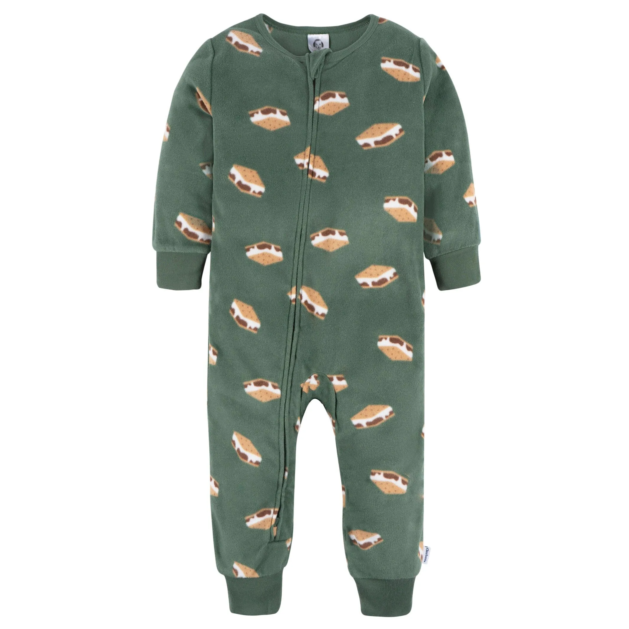 3-Pack Infant & Toddler Boys Camping Footless Fleece Pajamas Gerber Childrenswea