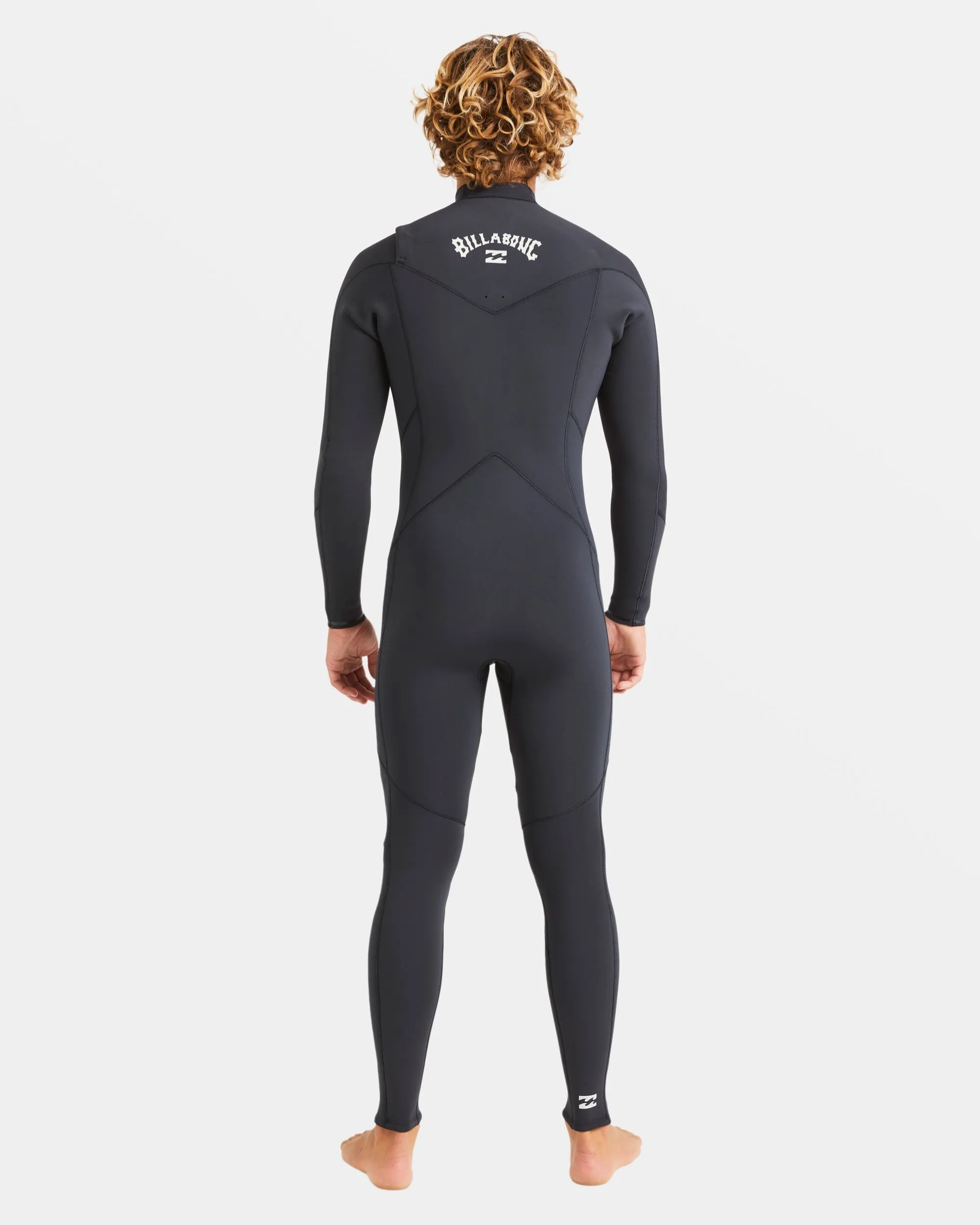 3/2mm Absolute Natural Upcycler GBS Chest Zip Wetsuit - Black Billabong