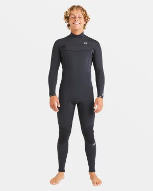 3/2mm Absolute Natural Upcycler GBS Chest Zip Wetsuit - Black Billabong
