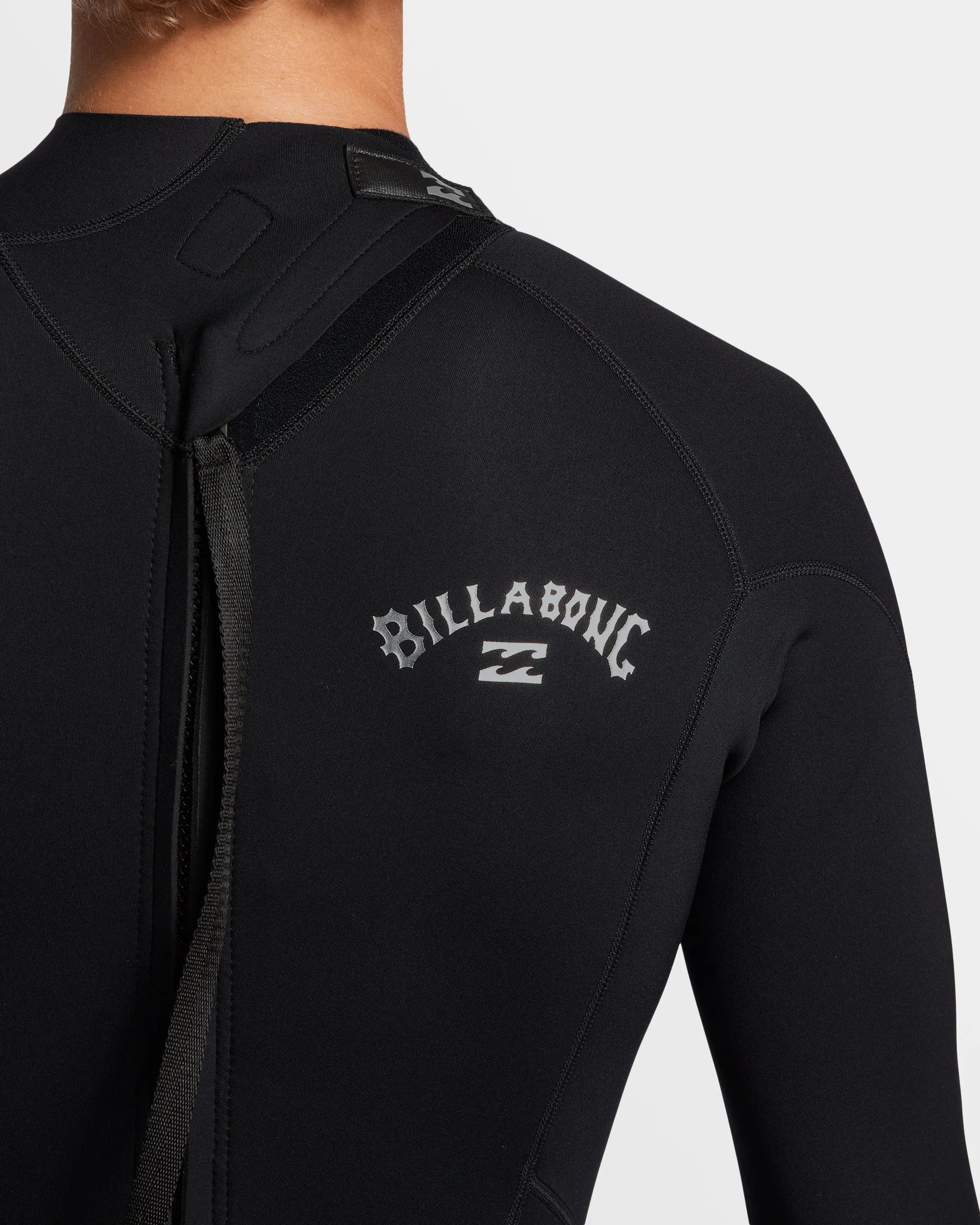 3/2mm Foil GBS Back Zip Wetsuit - Black Billabong