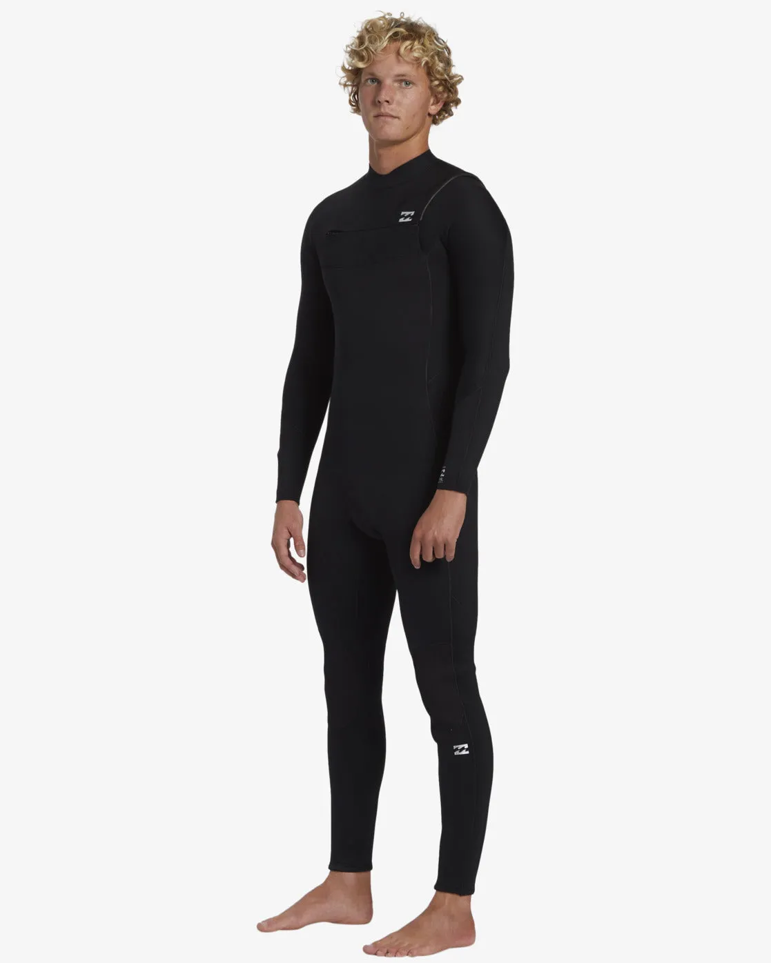3/2mm Foil GBS Chest Zip Wetsuit - Black Billabong