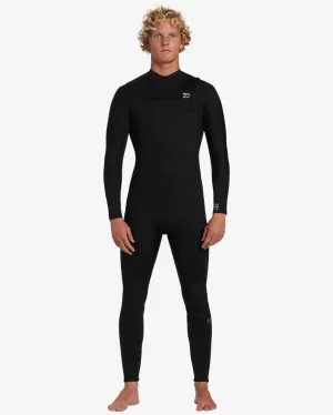 3/2mm Foil GBS Chest Zip Wetsuit - Black Billabong