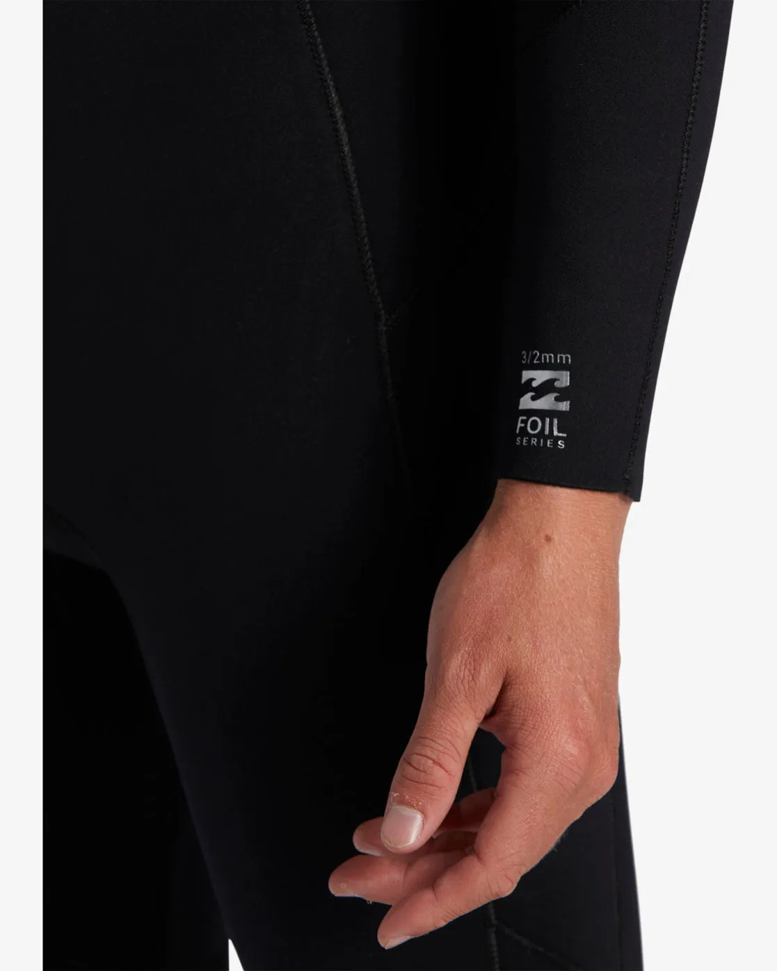 3/2mm Foil GBS Chest Zip Wetsuit - Black Billabong