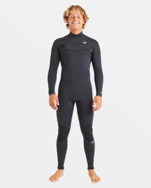 4/3mm Absolute Natural Upcycler GBS Chest Zip Wetsuit - Black Billabong
