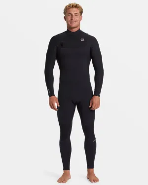 4/3mm Revolution Natural Upcycler GBS Chest Zip Wetsuit - Black Billabong