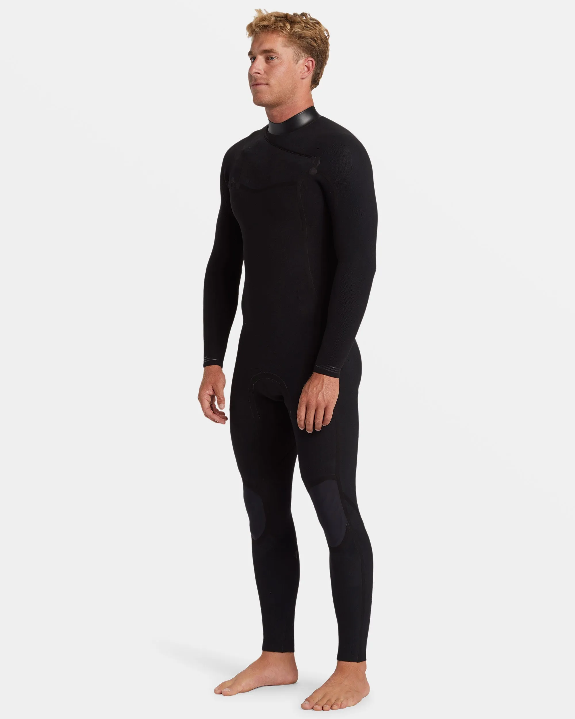 4/3mm Revolution Natural Upcycler GBS Chest Zip Wetsuit - Black Billabong