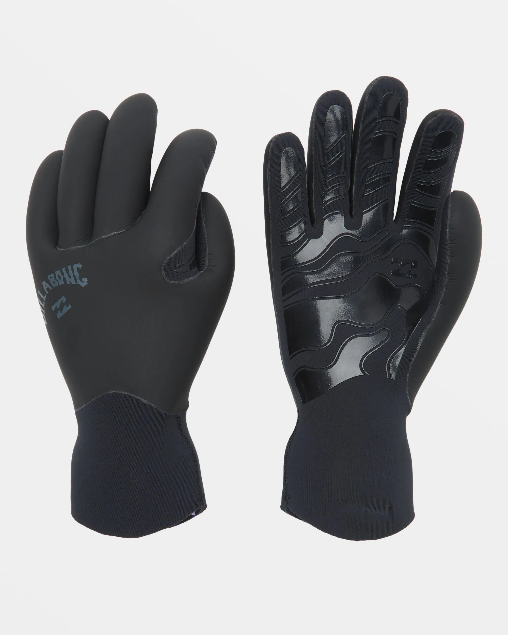 5mm Furnace Upcycler GBS 5 Finger Wetsuit Gloves - Black Billabong