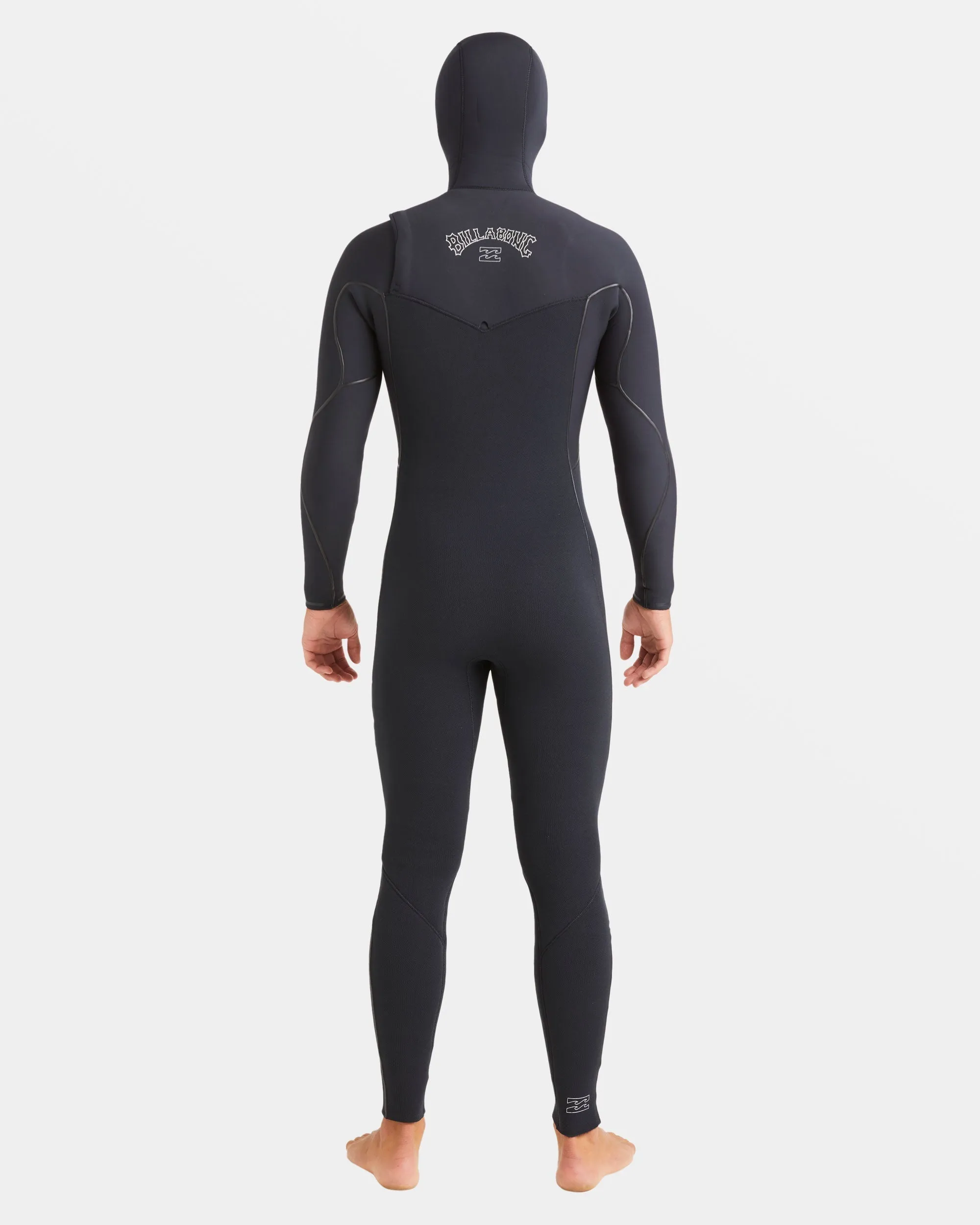6/5mm Furnace Natural Upcycler Welded Chest Zip Wetsuit - Black Billabong