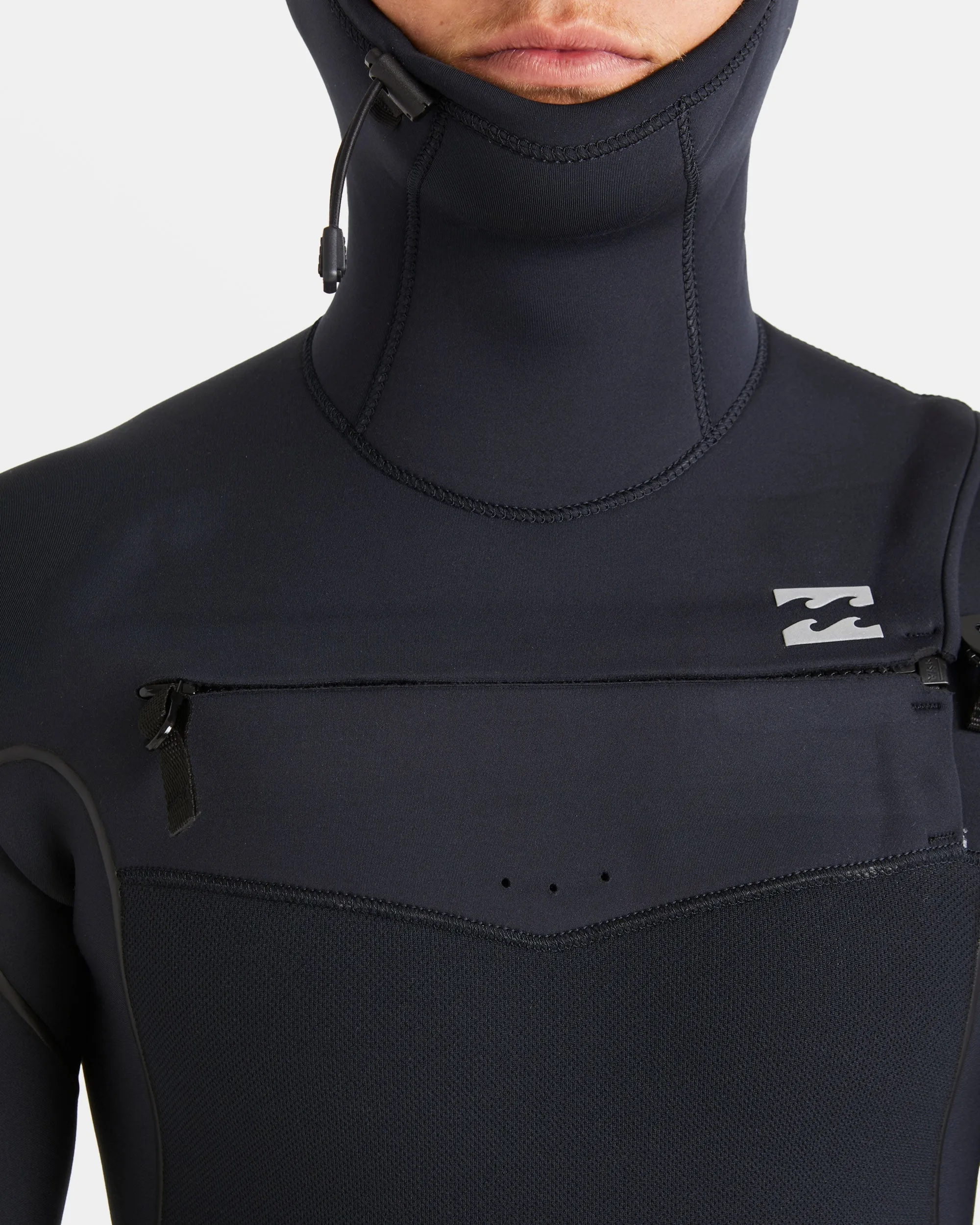 6/5mm Furnace Natural Upcycler Welded Chest Zip Wetsuit - Black Billabong