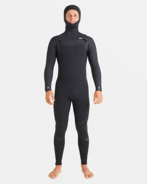 6/5mm Furnace Natural Upcycler Welded Chest Zip Wetsuit - Black Billabong