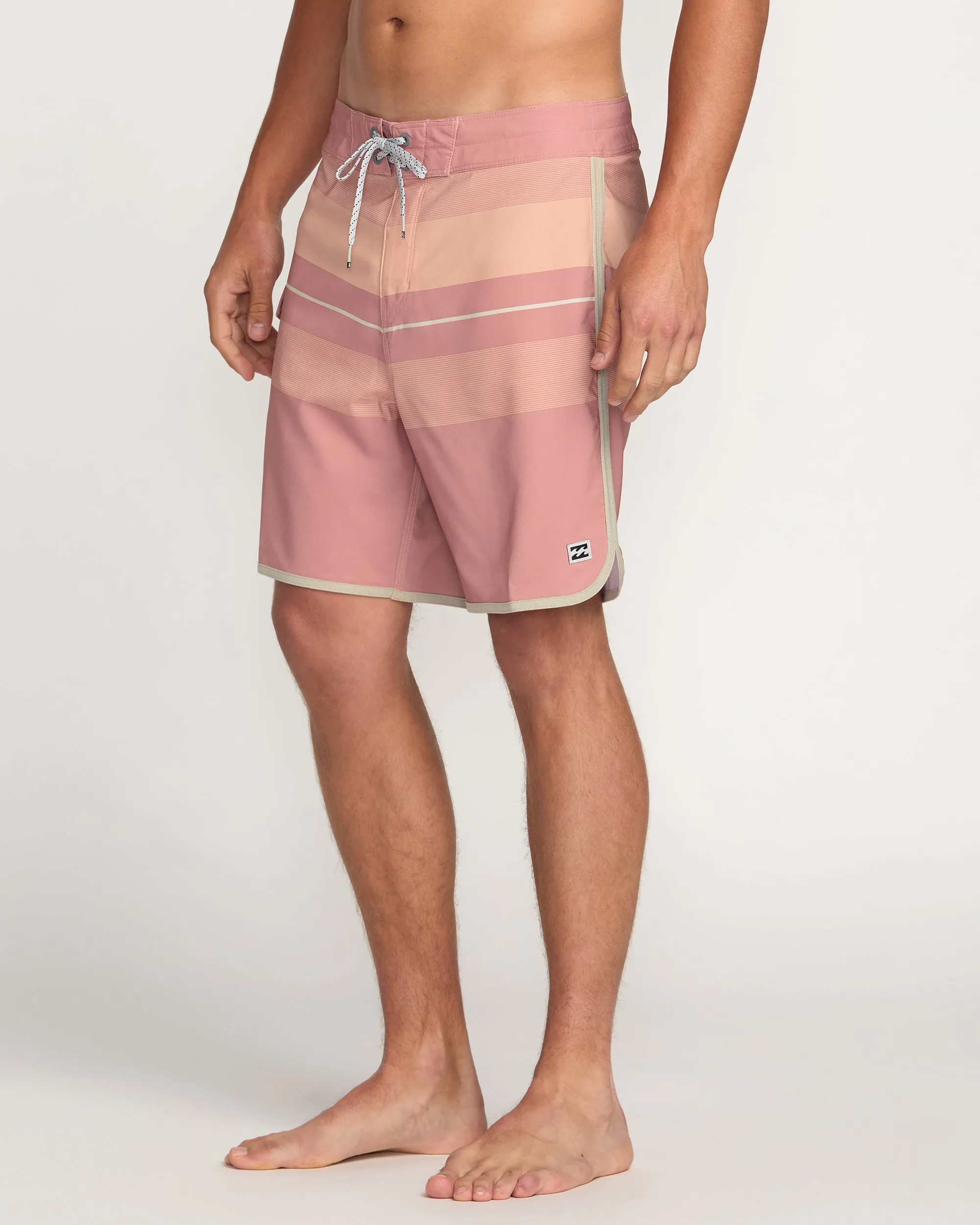 73 Pro Performance 18" Boardshorts - Dusty Pink Billabong