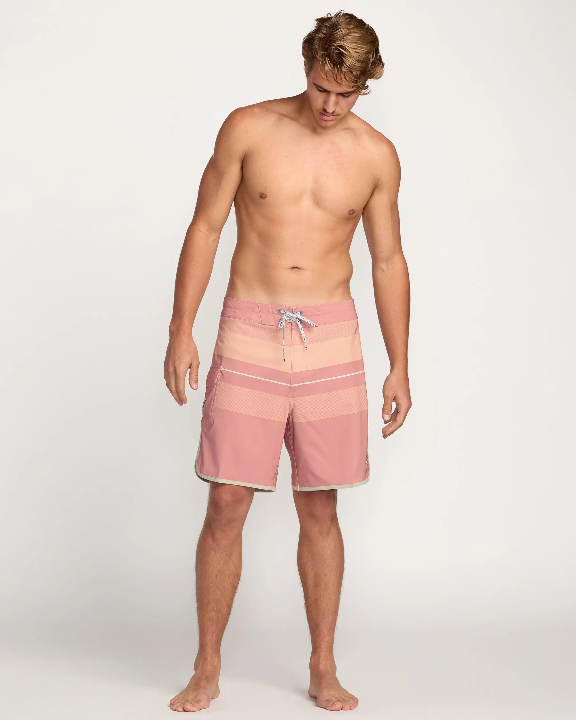 73 Pro Performance 18" Boardshorts - Dusty Pink Billabong