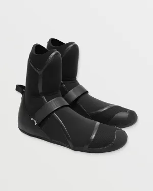 7mm Furnace Upcycler Welded Round Toe Wetsuit Boots - Black Billabong