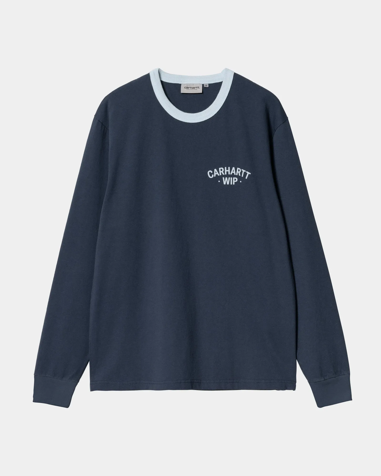 89 Ringer Long Sleeve T-Shirt | Blue / Air Sky Carhartt WIP