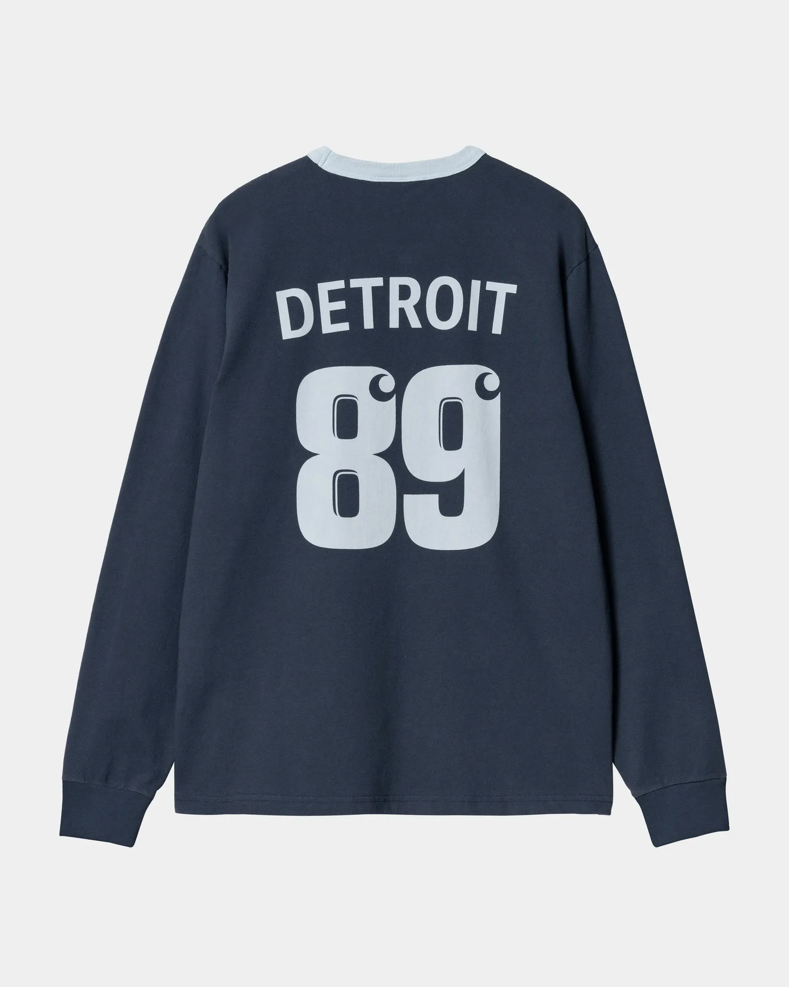 89 Ringer Long Sleeve T-Shirt | Blue / Air Sky Carhartt WIP
