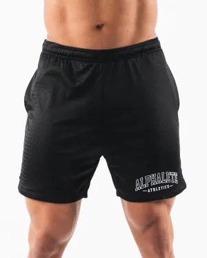 AA Mesh Short 6 - Black Alphalete Athletics