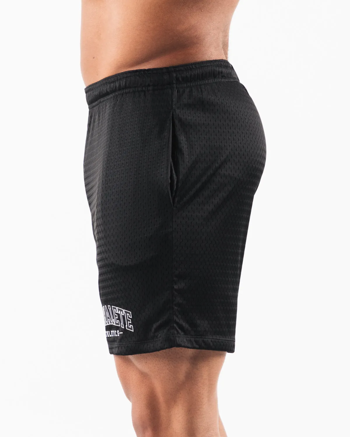 AA Mesh Short 6 - Black Alphalete Athletics
