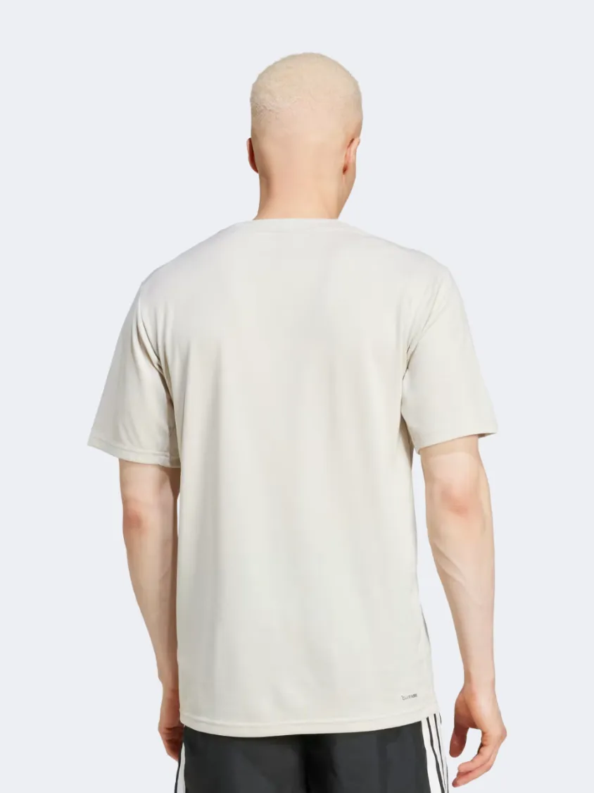 Adidas Essentials Feelready Novelty Men Training T-Shirt Wonder Alumina
