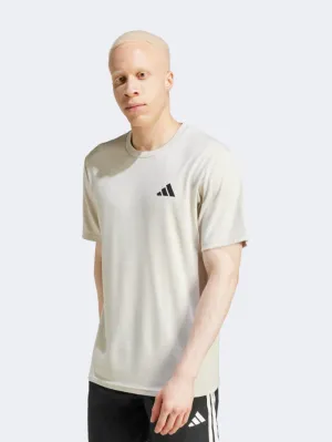 Adidas Essentials Feelready Novelty Men Training T-Shirt Wonder Alumina