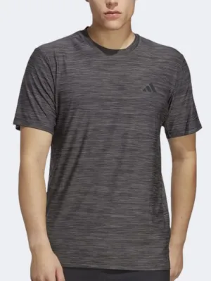 Adidas Essentials Stretch Men Training T-Shirt Black/Grey