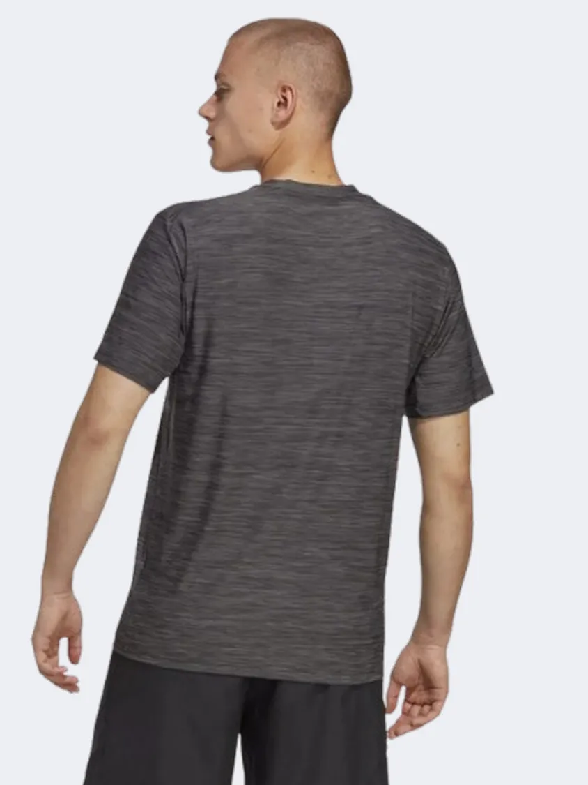 Adidas Essentials Stretch Men Training T-Shirt Black/Grey