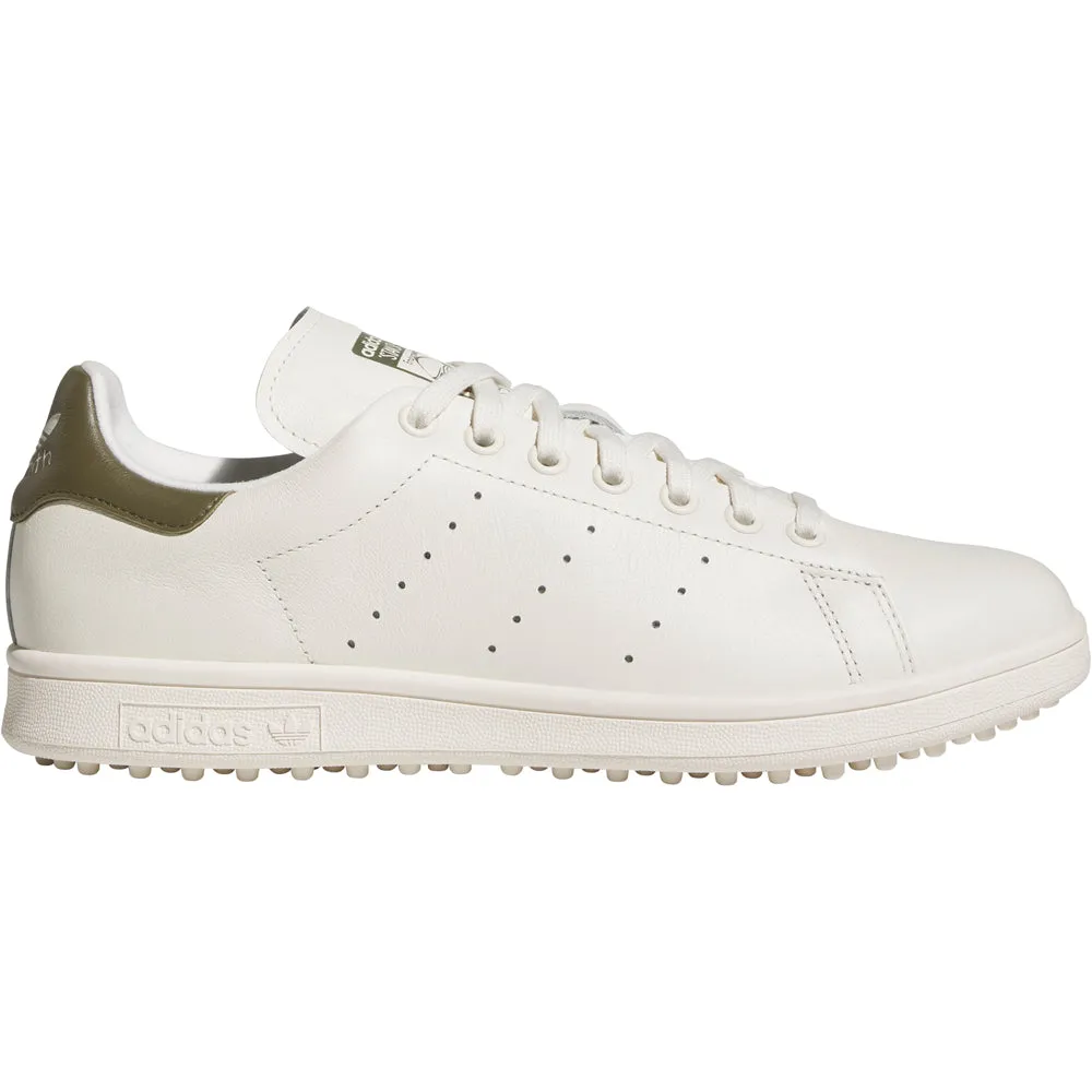 adidas Golf Originals Stan Smith Spikeless Shoes - Off White/Olive Strada/Off White