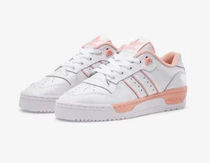 Adidas Junior Big Boy Rivalry Casual Sneakers, White/Glow Pink