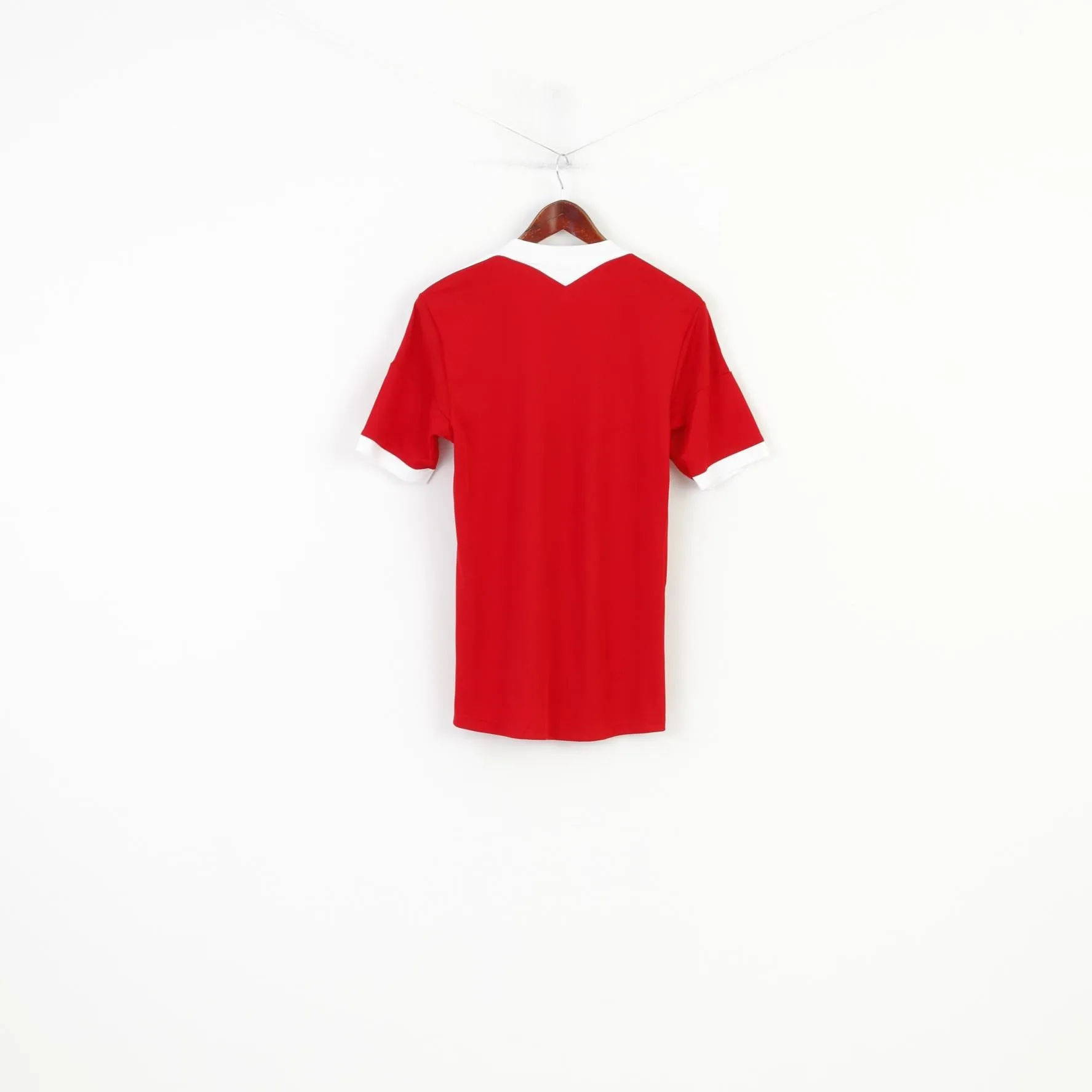 Adidas Men M Shirt Red Vintage Climacool Jersey Formotion Activewear Training Top