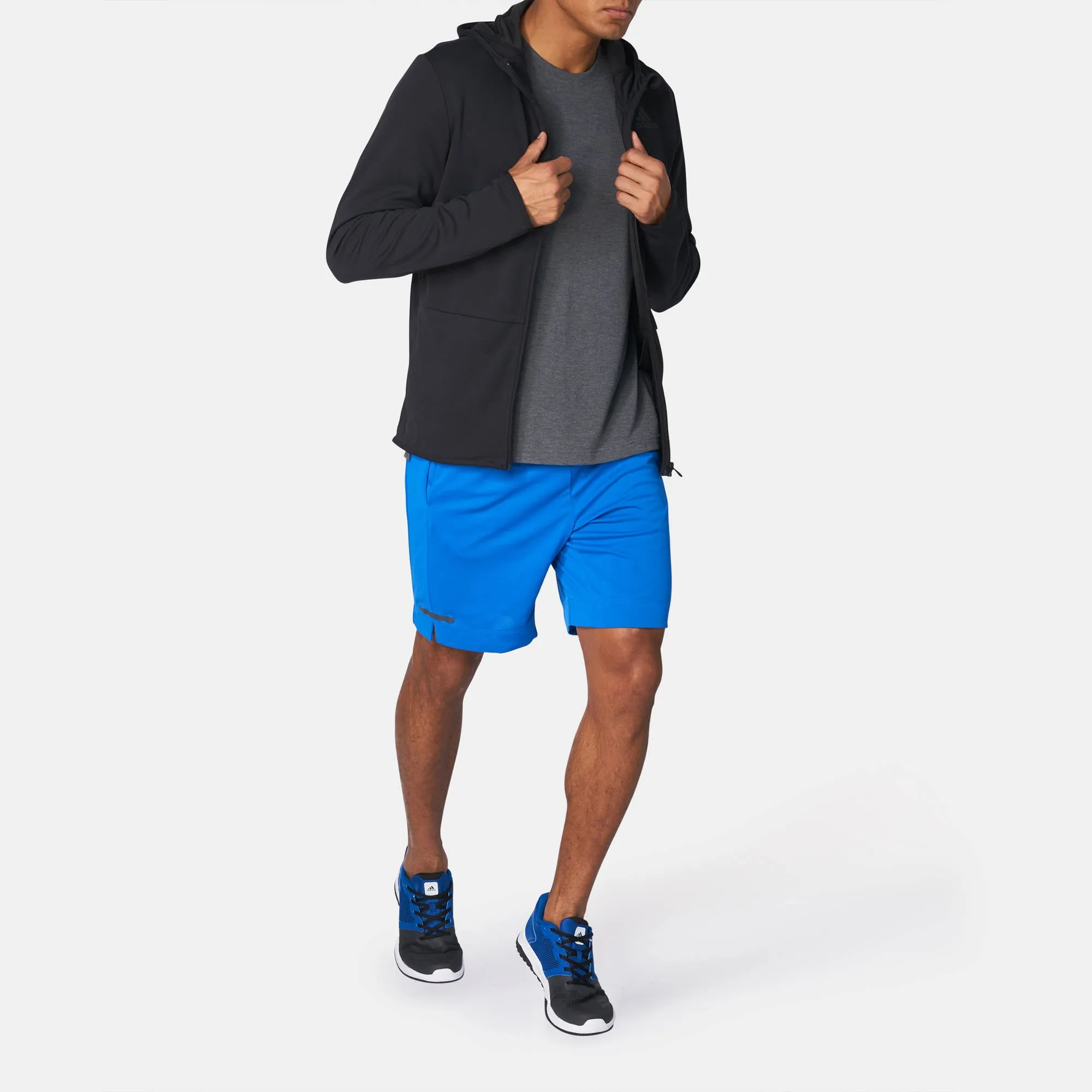 Adidas Mens Climachill Blue Training Shorts BQ1358