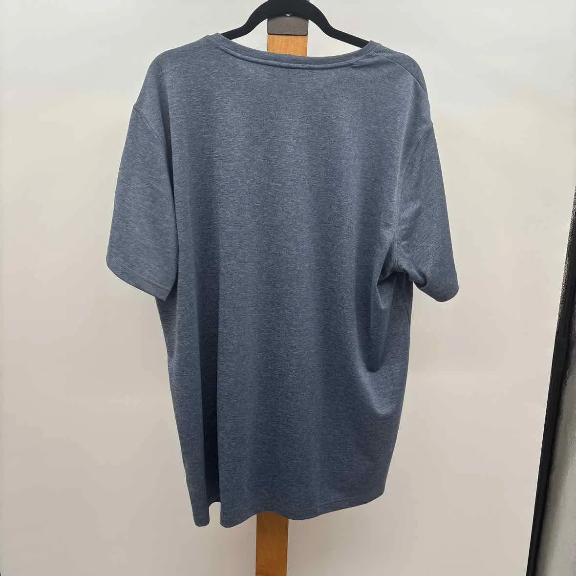 Adidas Men's Size 2XL Blue Heathered T-shirt