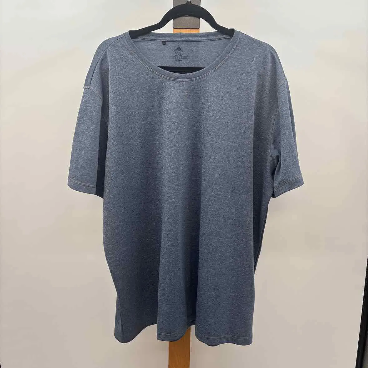 Adidas Men's Size 2XL Blue Heathered T-shirt