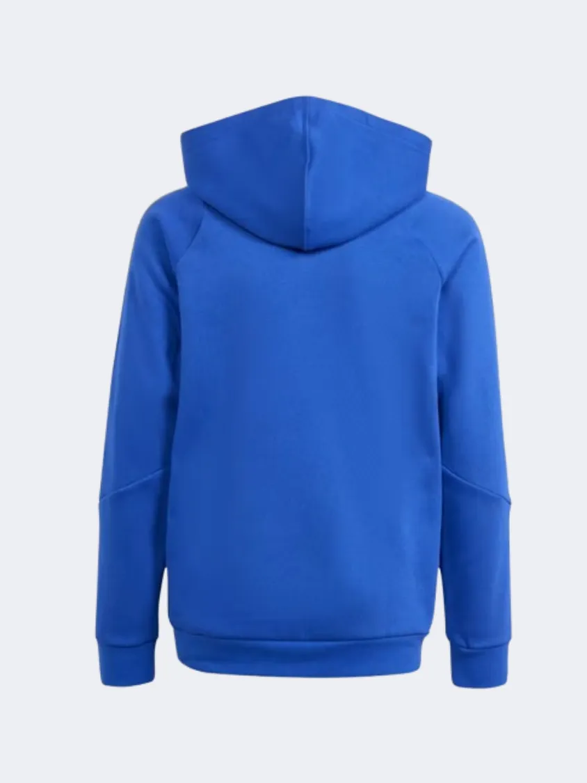 Adidas Messi Boys Football Hoody Blue/White/Yellow
