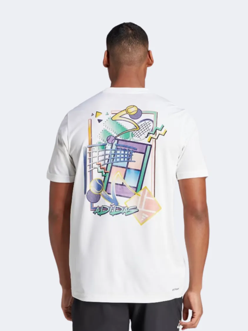 Adidas Padel Men Tennis T-Shirt White