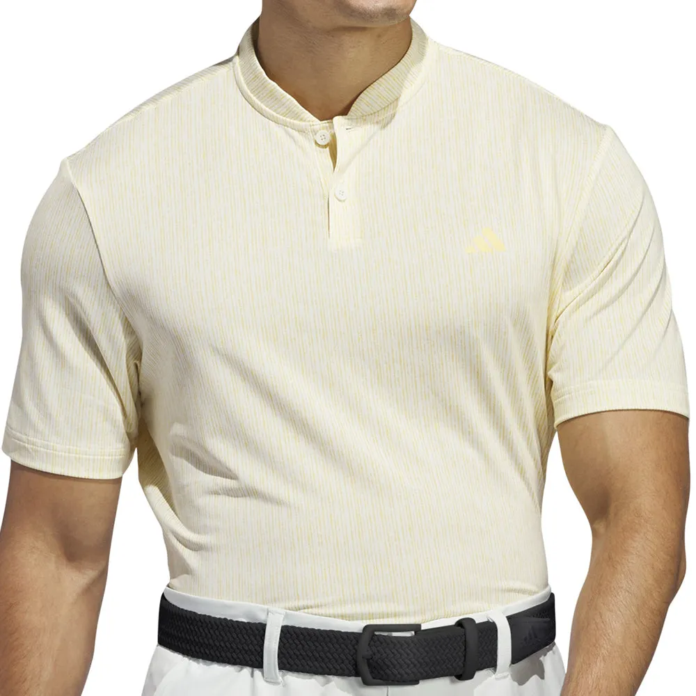 adidas Sport Stripe Polo Shirt - Ivory/Semi Spark