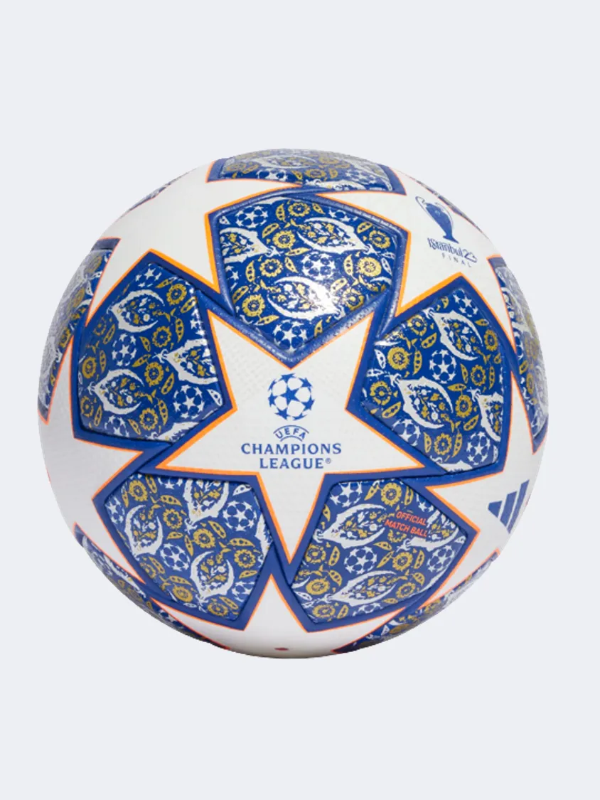 Adidas Ucl Pro Istanbul Unisex Football Ball White/Blue
