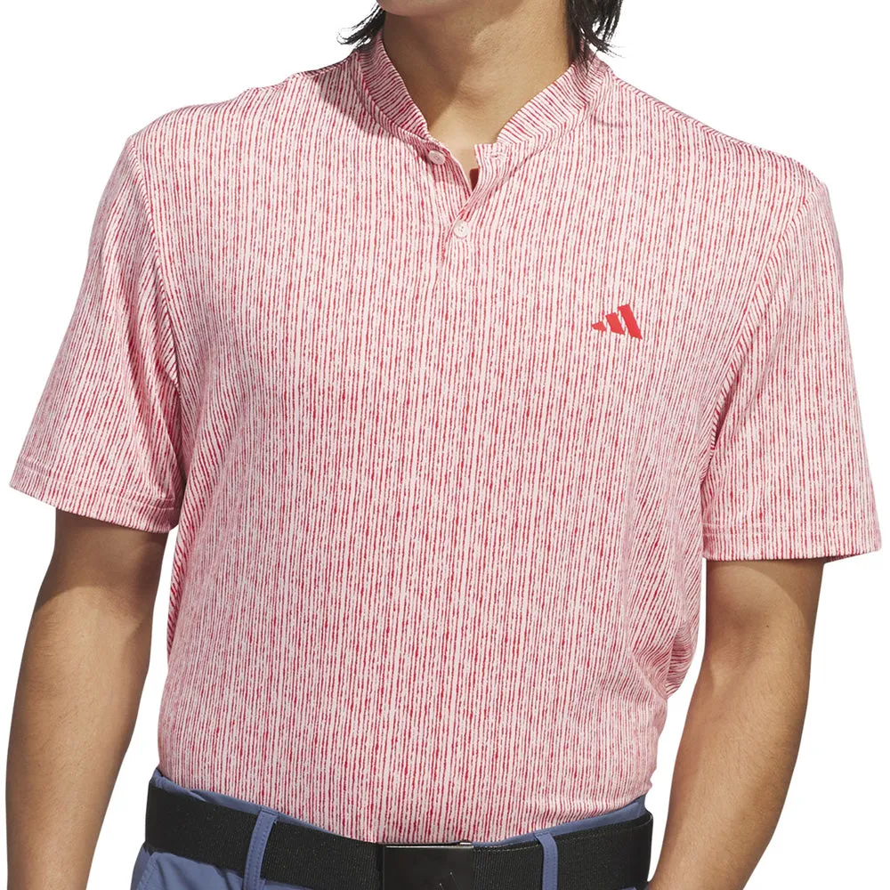 adidas Ultimate365 Printed Polo Shirt - Sandy Pink/Better Scarlet