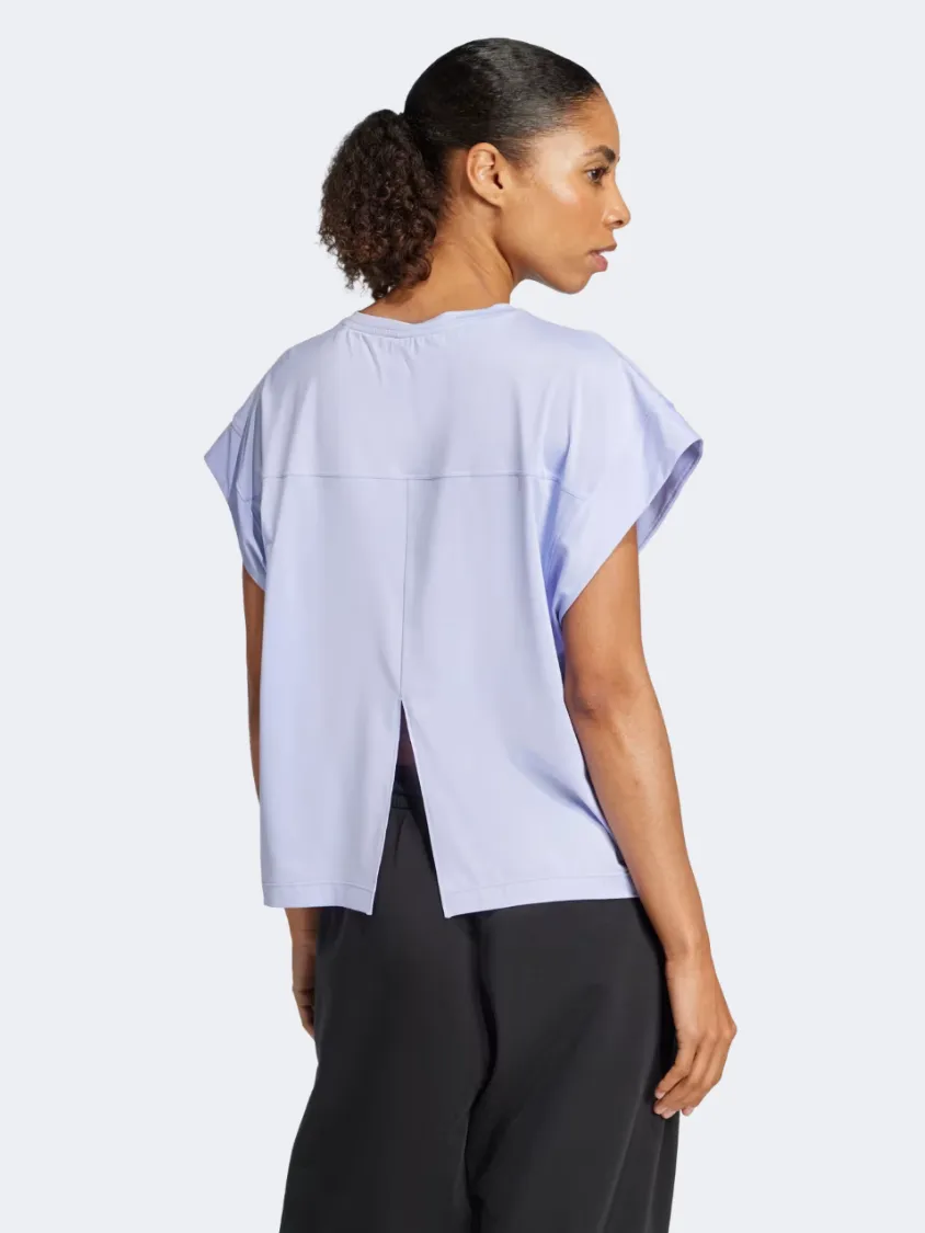 Adidas Yoga Women Training T-Shirt Violet Tone
