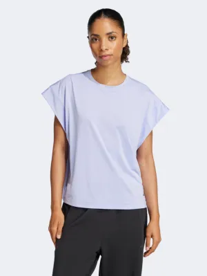 Adidas Yoga Women Training T-Shirt Violet Tone