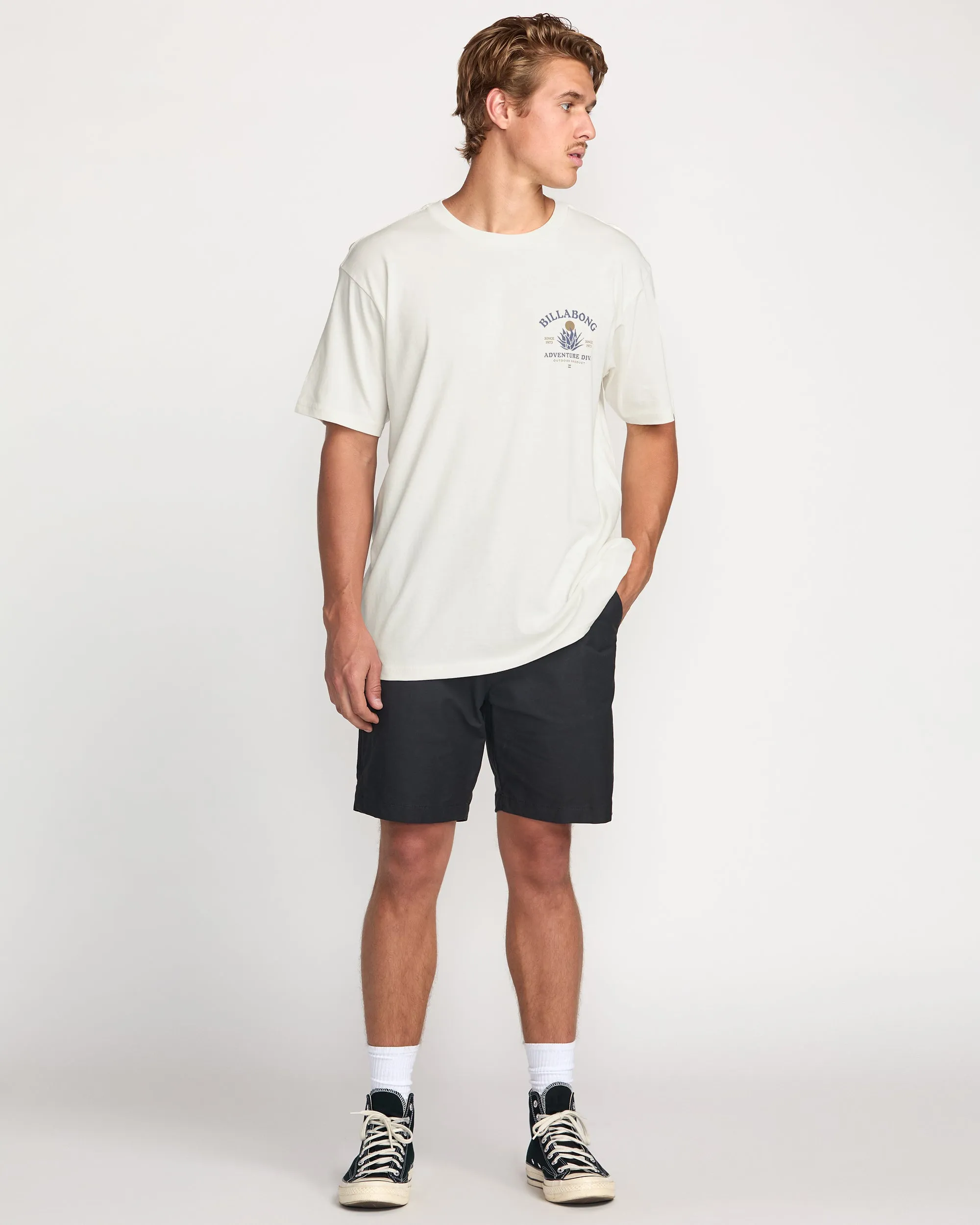 A/Div Agave Tee - Off White Billabong
