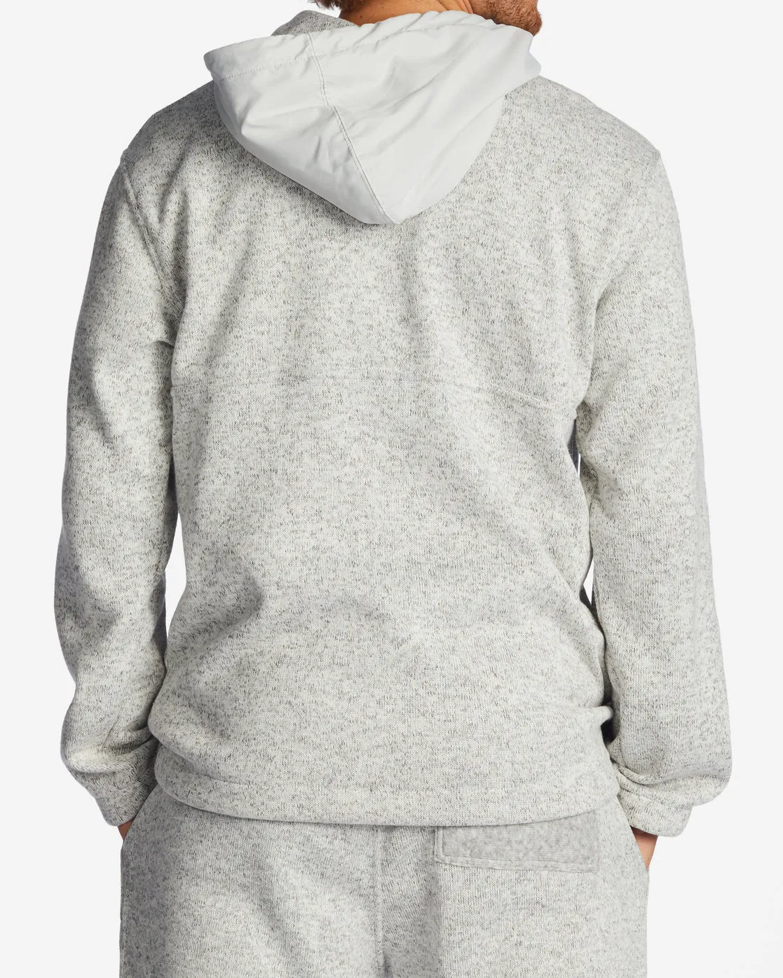 A/Div Boundary Hooded Half-Zip Pullover - Grey Htr Billabong