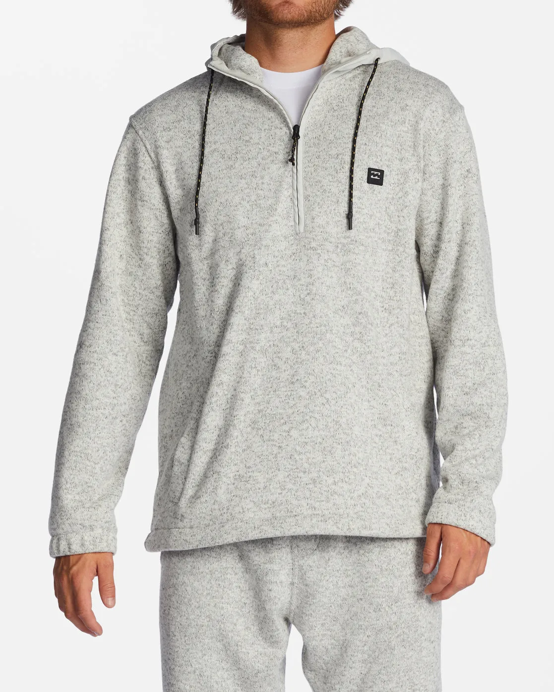 A/Div Boundary Hooded Half-Zip Pullover - Grey Htr Billabong